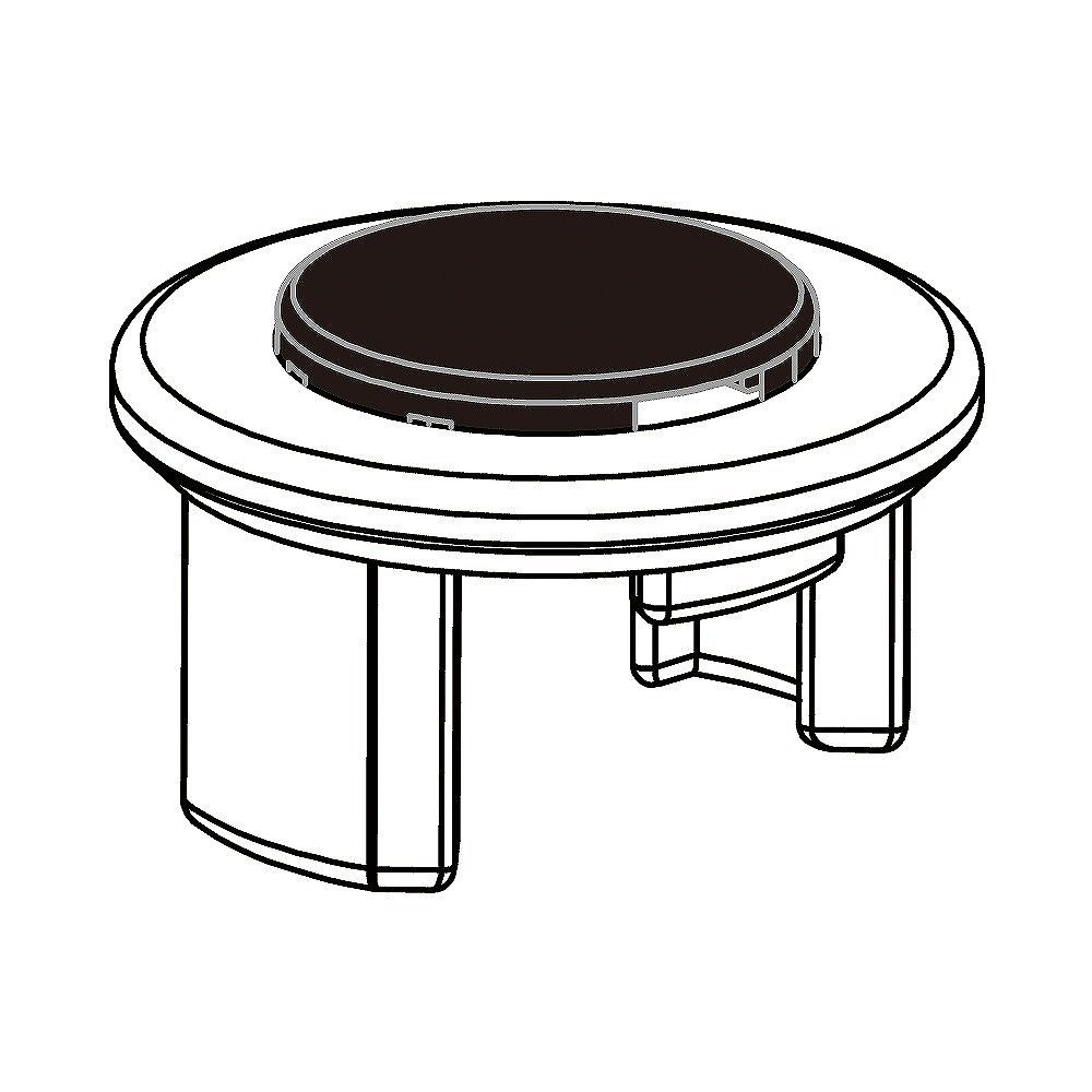 Artec block Round single article 10P white / black