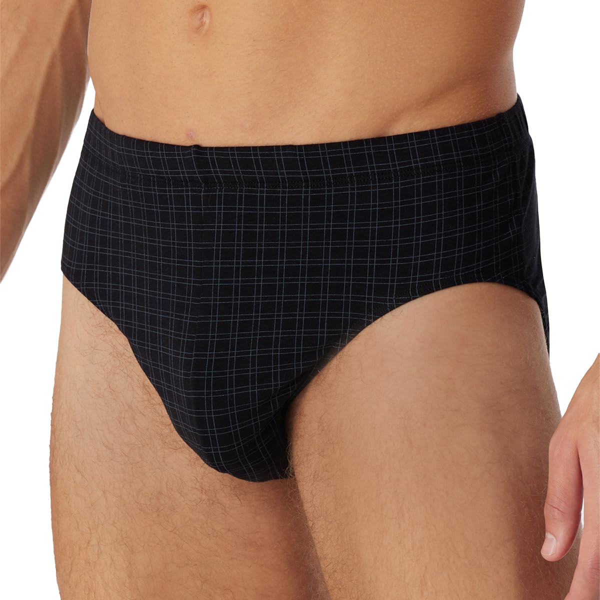 Schiesser Men's Underwear Mini Briefs for Men Soft and Comfortable without Elastic Waistband Organic Cotton - Cotton Casual