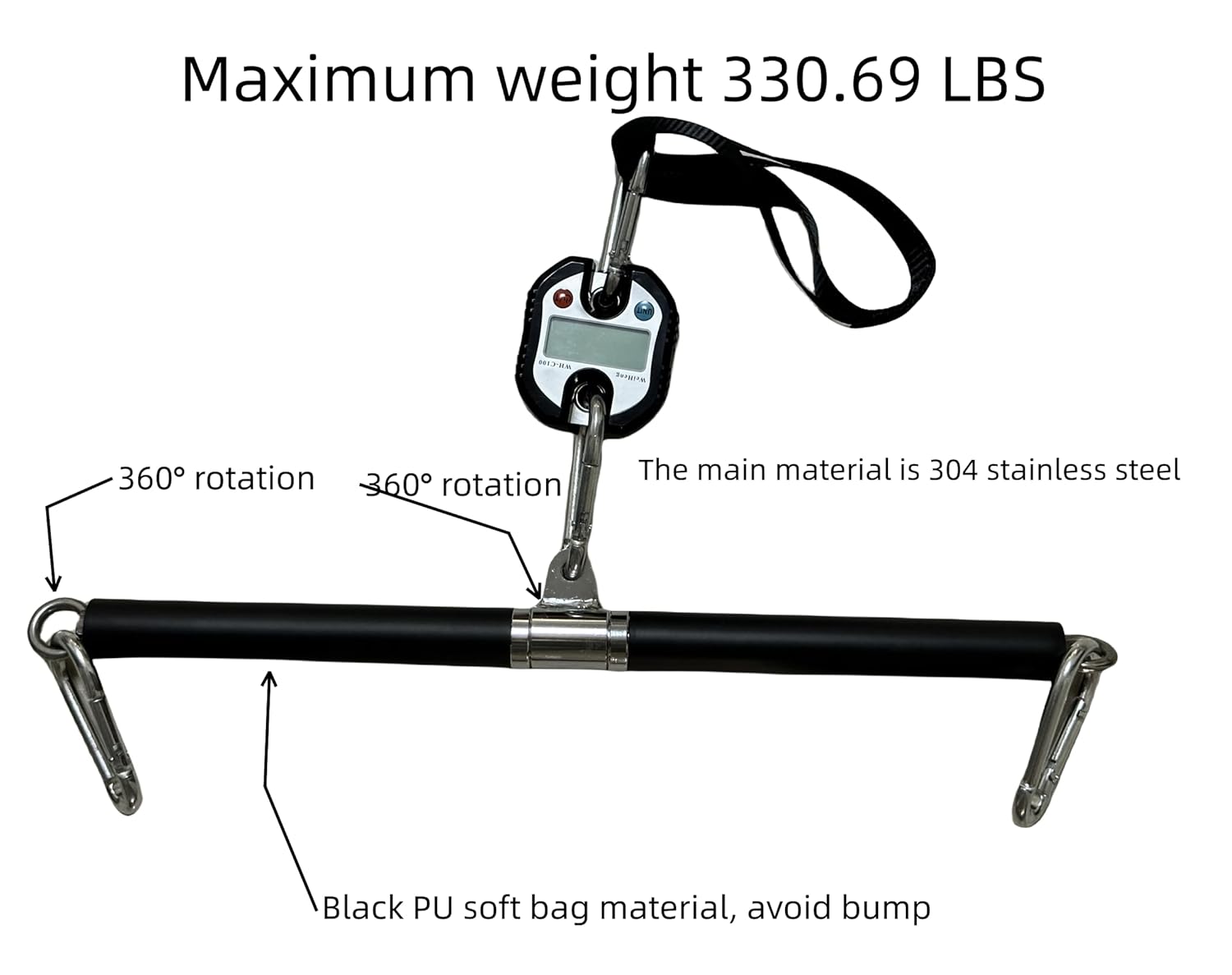Simple, Convenient, Quick, Patient Lift Scale for Electric Lift Lifts for Easy and Quick Help with Weight Measurement up to 330lbs