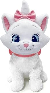 Disney Classic Refresh Marie - Peluche de 25 cm, Apto para los Primeros Meses de Vida, Color Blanco