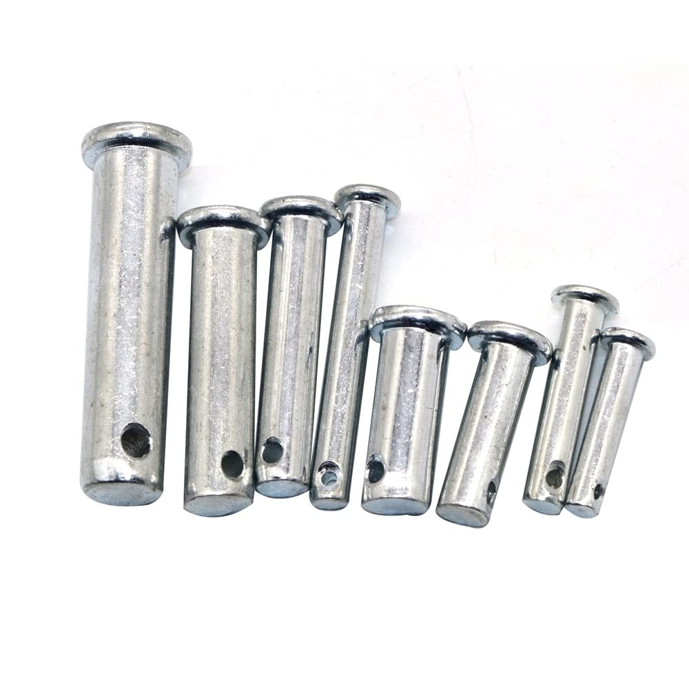 GAODYZ 60PCS White Clevis Pin with Round Head Set Hand Tools Kit