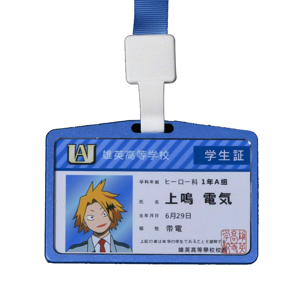 Buy GOTH Perhk Anime My Hero Academia Boku No Hero ID Badge Holders