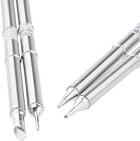 Vista 10 de Yetaha 4 puntas de soldador, herramienta de estación de soldadura serie T12, kit de puntas de soldador para estación de soldadura Hakko FX-951