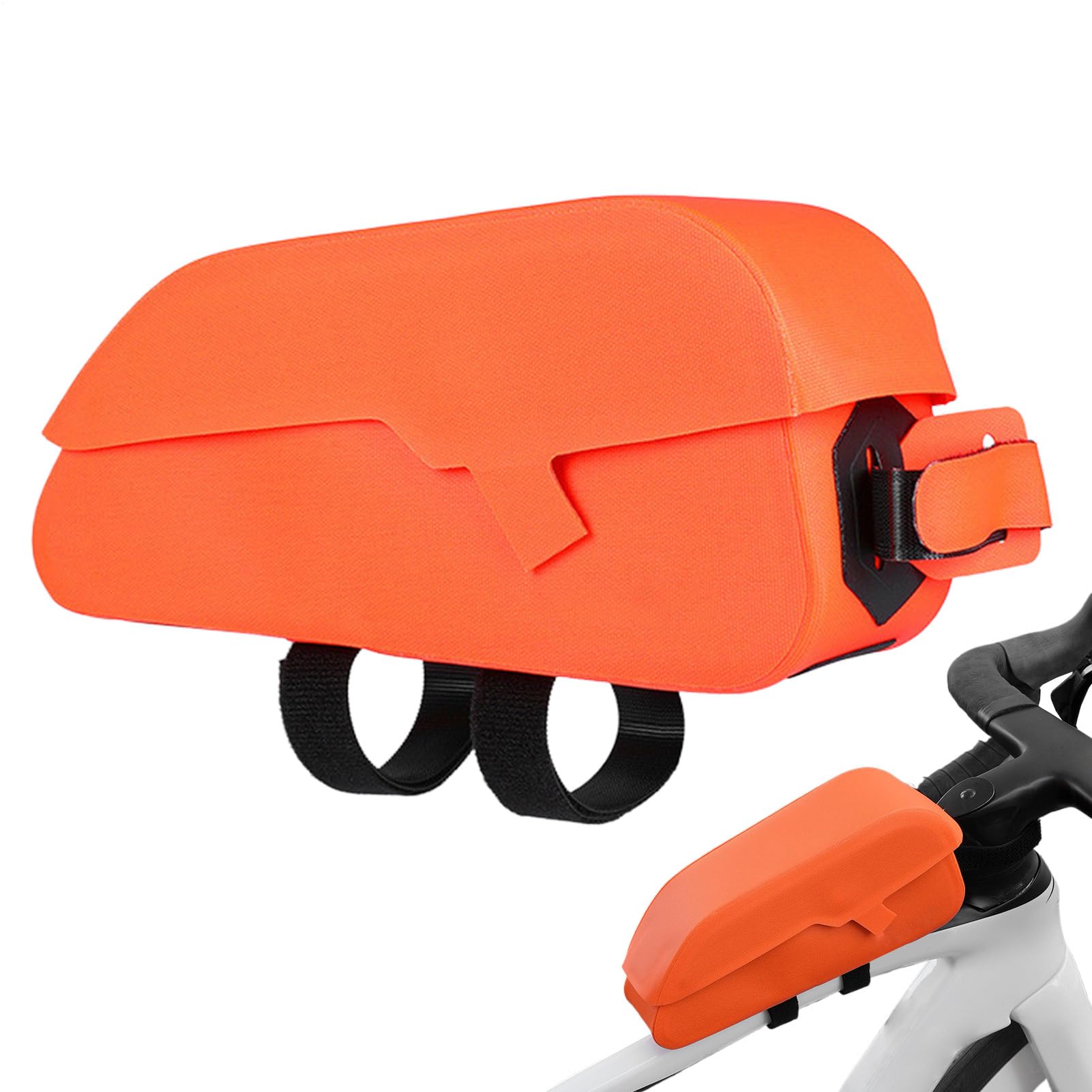 Générique Borsa per telaio da bicicletta, custodia impermeabile con chiusura magnetica, custodia per telaio da bicicletta, organizer per attrezzi e telefono, per escursioni in montagna, viaggi