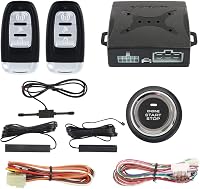 EASYGUARD PKE EC003-1 Passzív Kulcs Nélküli Autóriasztó Rendszer Nyomógombos Indítással és Távirányítóval 12V 1