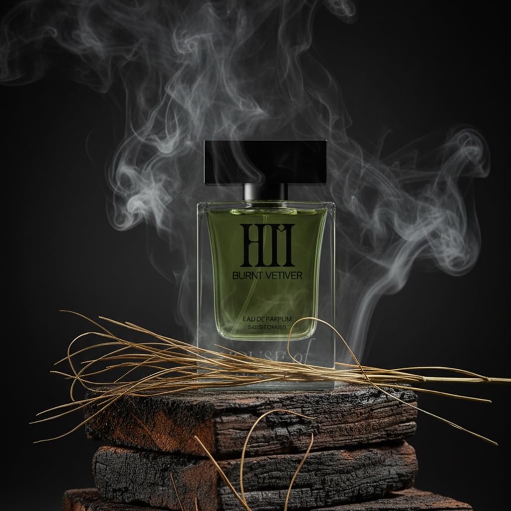 Buy House of Moksha Burnt Vetiver EDP (50ml) | High Projection
