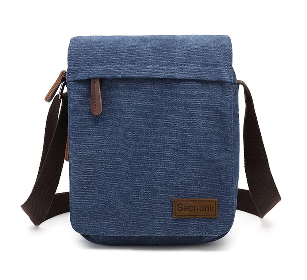 Sechunk Vintage Canvas Messenger Cross body bag Shoulder bag