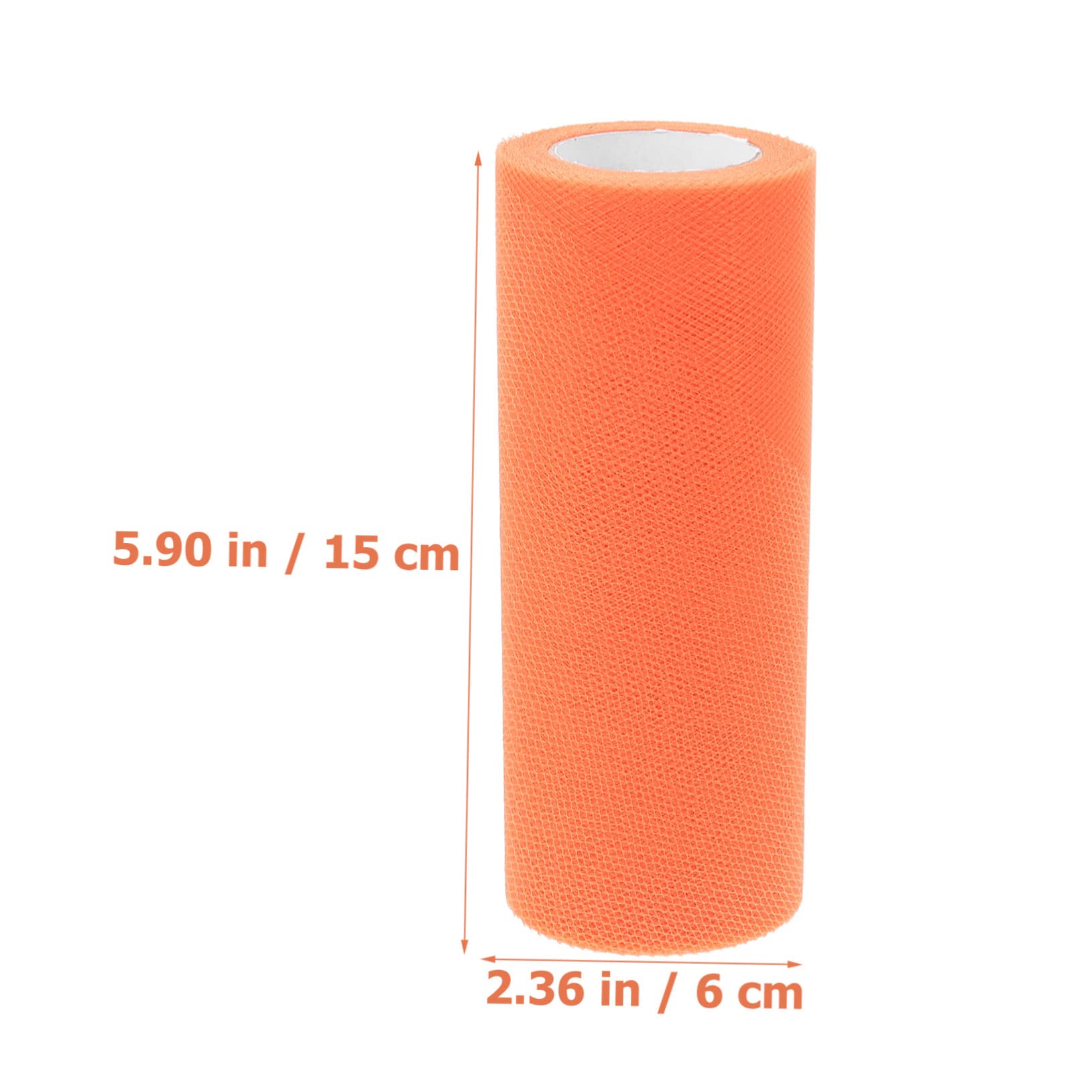 HOODANCOS 6 Rolls Tulle Fabric Sewing Dress Tulle Sheer Mesh Dress Tulle Backdrop Drapery Fabric Tulle Spool Tulle Dress Tulle Netting Fabric Decor Ribbon Creative Tulle 100% Polyester Fiber