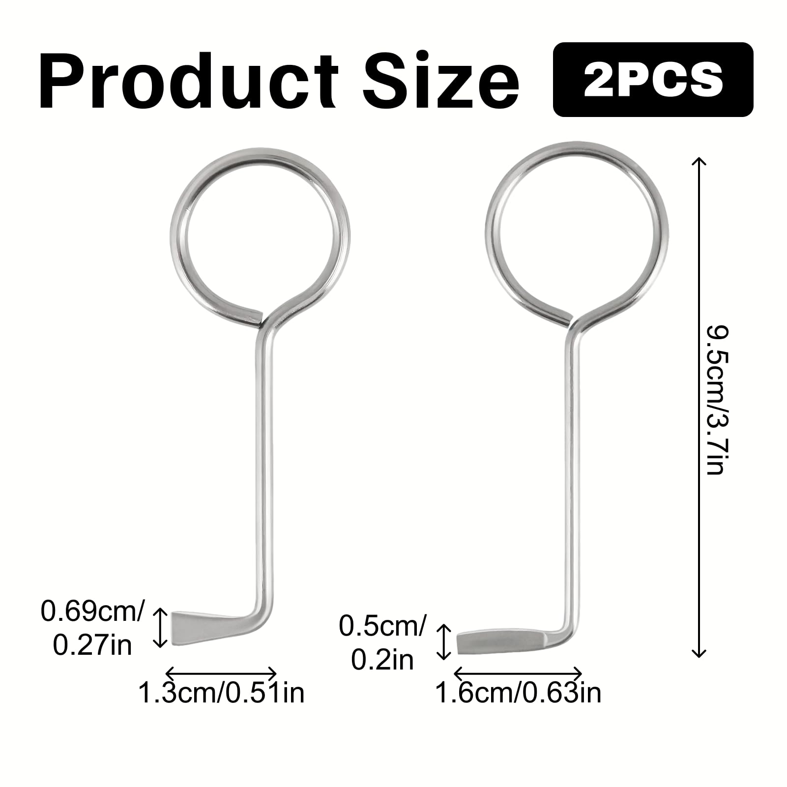 2 Pezzi Chiave Passepartout Universale Per Porte Interne Set Chiave Passepartout Universale In Acciaio Per Apertura Serrature Da Interno Uso Domestico Ufficio Hotel Emergenza Sicurezza