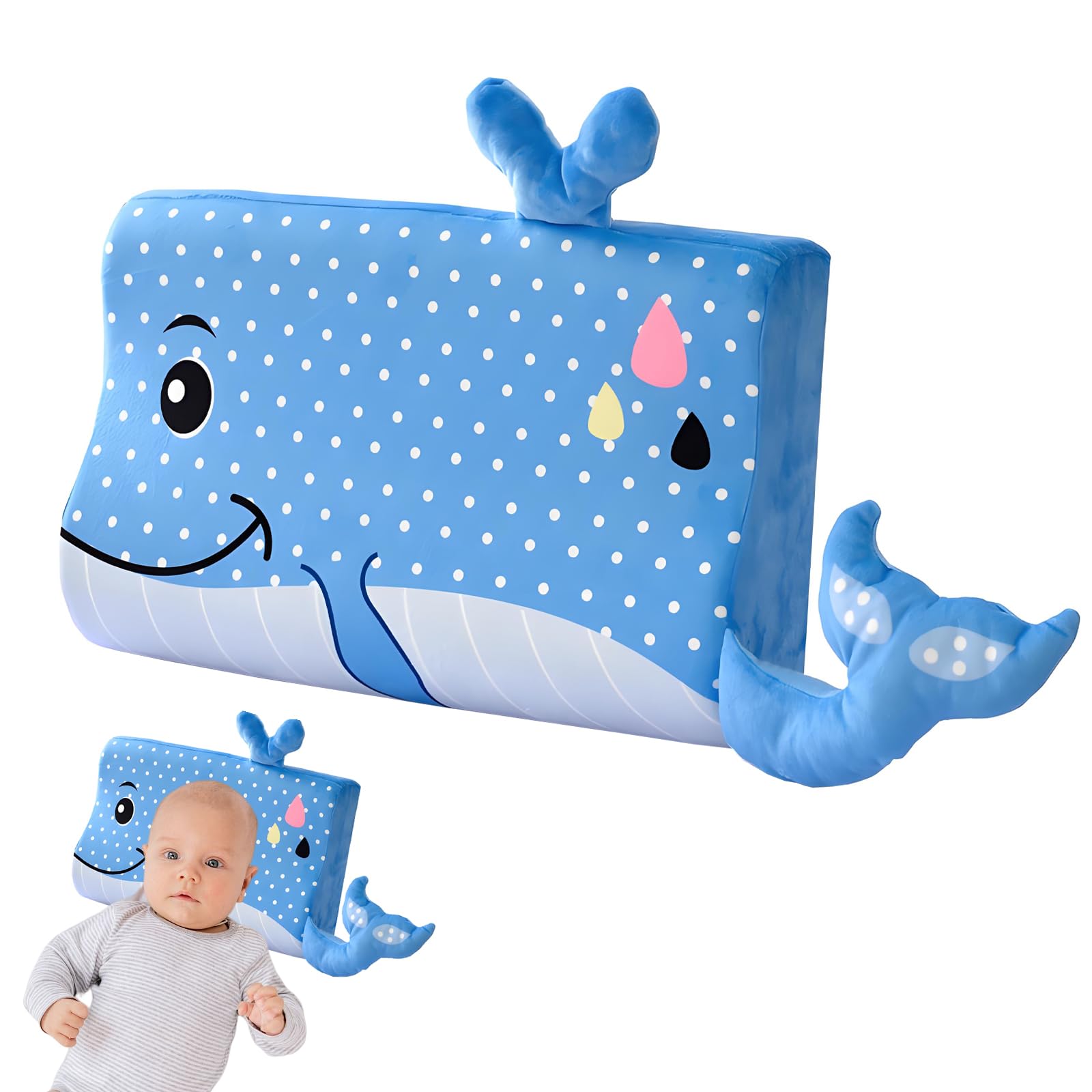 OEHUG Children's Snooze Pillow with Cooling Sensation,Breathable Skin-Friendly (A1)