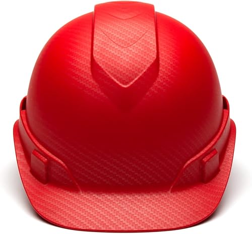 Vista 36 de Pyramex Ridgeline Cap Style 4 Point Ratchet Hard Hat Patrón de cobre mate