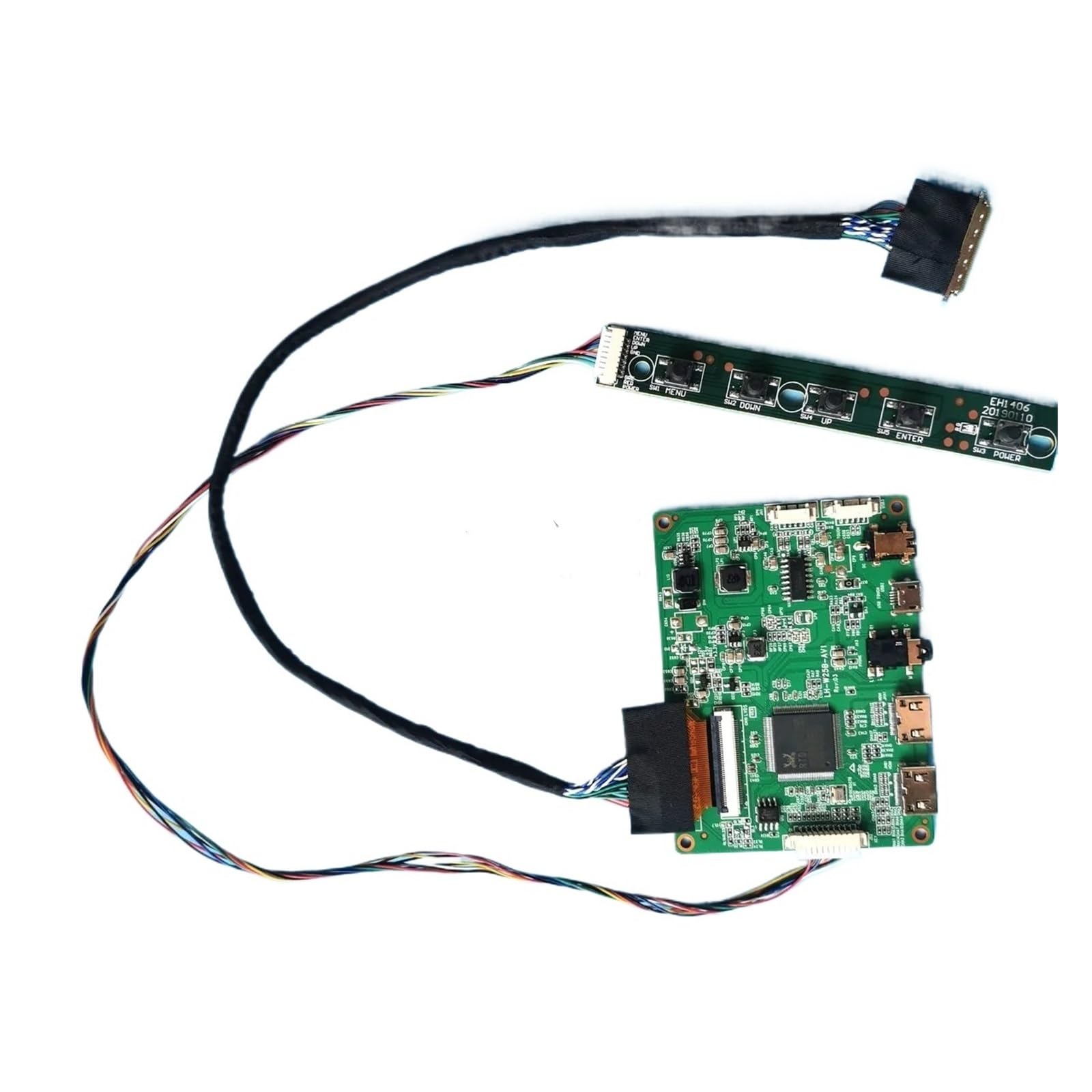 For N184H6-L02 N184HGE-L21 Scheda Driver Del Controller Schermo LCD LVDS 40-Pin Micro USB 1920 * 1080 Mini-HDMI Kit 18.4 "Accessori For Monitor Portatile(For N184HGE-L21)