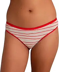 Calcinha Absorvente Básica- Branca e Vermelha - M