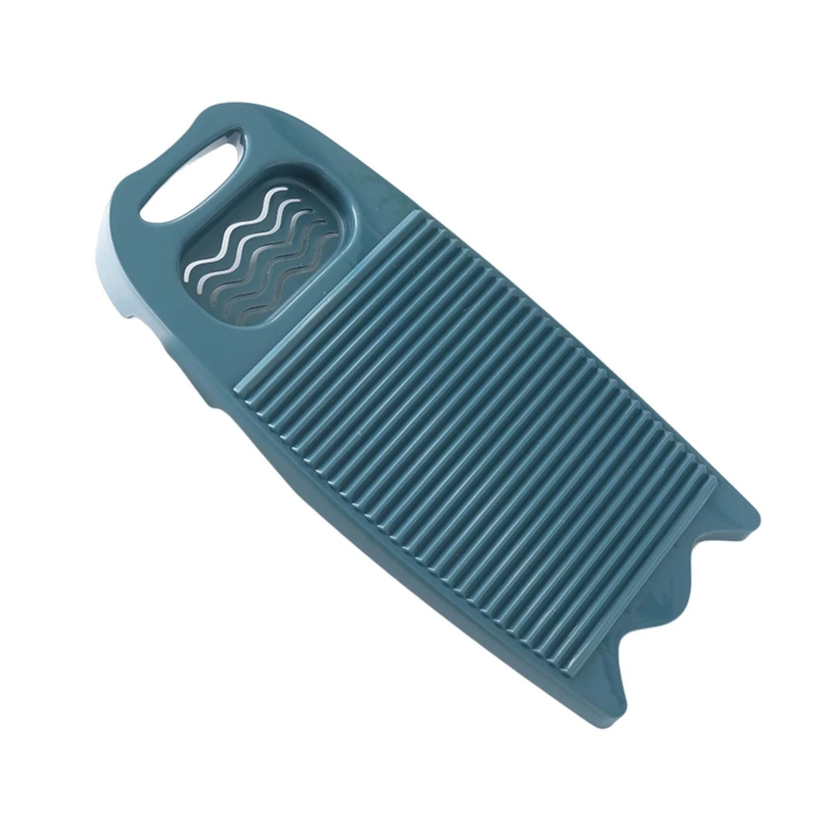 Planche à lavage en plastique, planches à laver à main à la main Banque à linge Lavage de lavage Tampon de lavage outil de lavage de la planche à laver pour le dortoir de la maison, bleu foncé