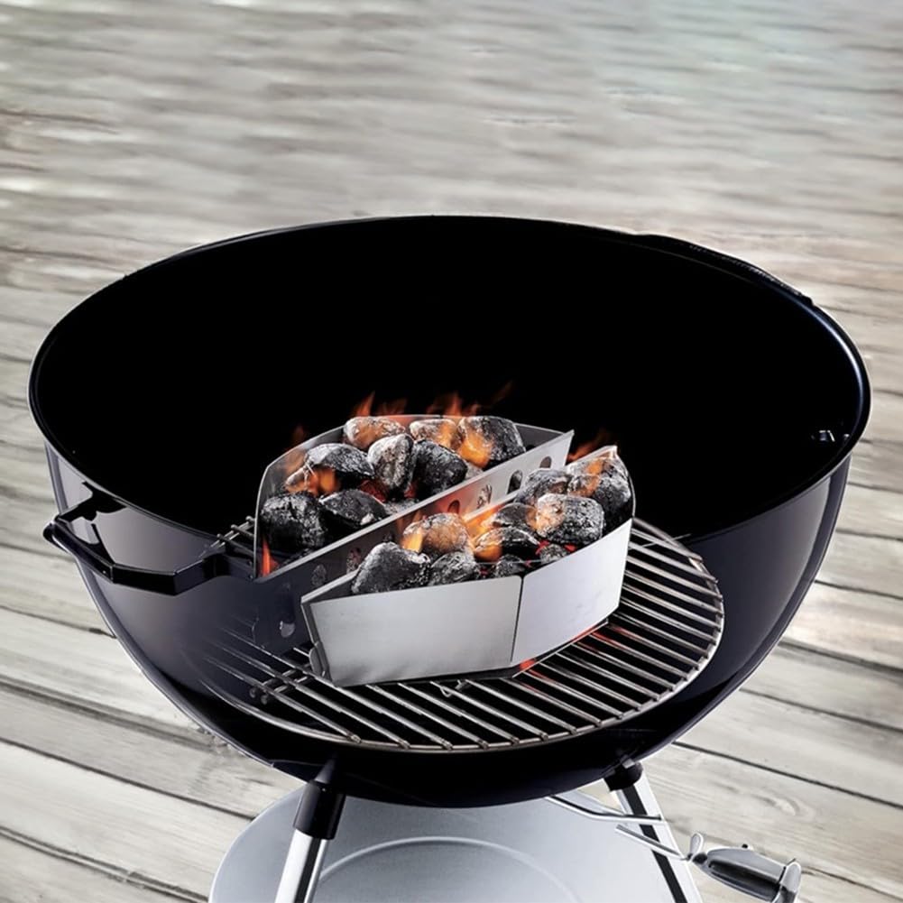 Robuste Edelstahl-Kohlekörbe für Kugelgrills, werten Sie Ihren Grill auf