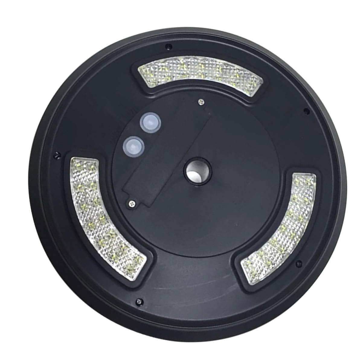 Alipis 42 LED Luz Solar Plástico Negro, para Asta de Bandera Exterior