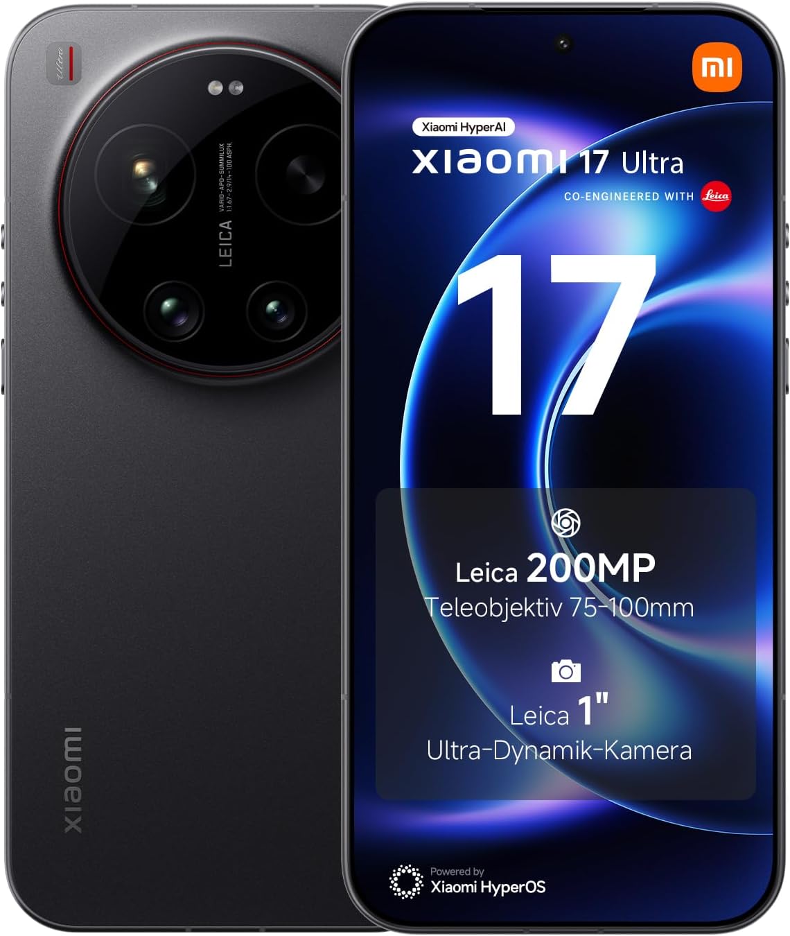 XIAOMI 17 Ultra Smartphone 16+512GB Black with Leica APO Optics