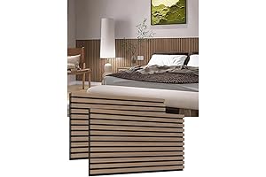 Acoustic Wood Veneer Slat Panels for Interior Wall and Ceiling Decor