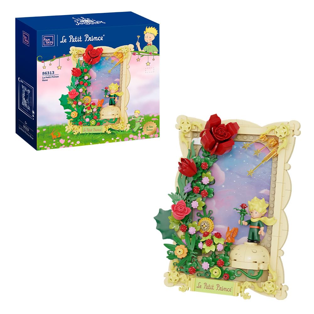 PANTASY The Little Prince 3D Rose Artwork Building Set, Creative