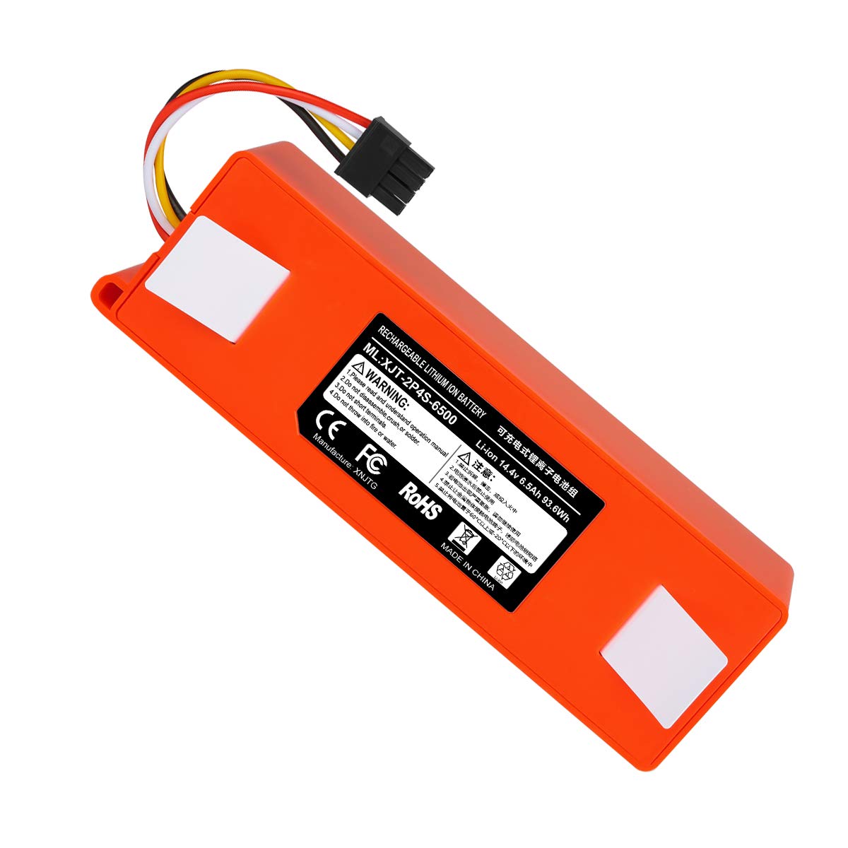 Bateria zamienna 6500 mAh 14,4 V do Xiaomi Mi Robot Xiaomi Mijia Roborock s50 s51 Robot Vacuum Cleaner Li-ION 14,4V Bateria