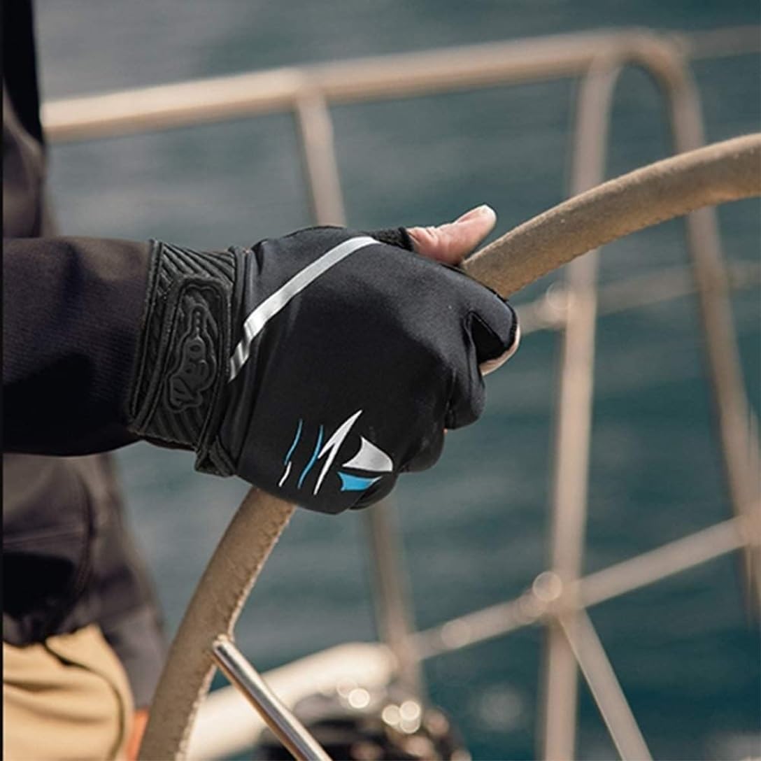 Gants De Course Gants Pour Hommes Camping Sauvage Pêche Chasse Gant 2 Doigts Antidérapant Respirant Gants De Sport