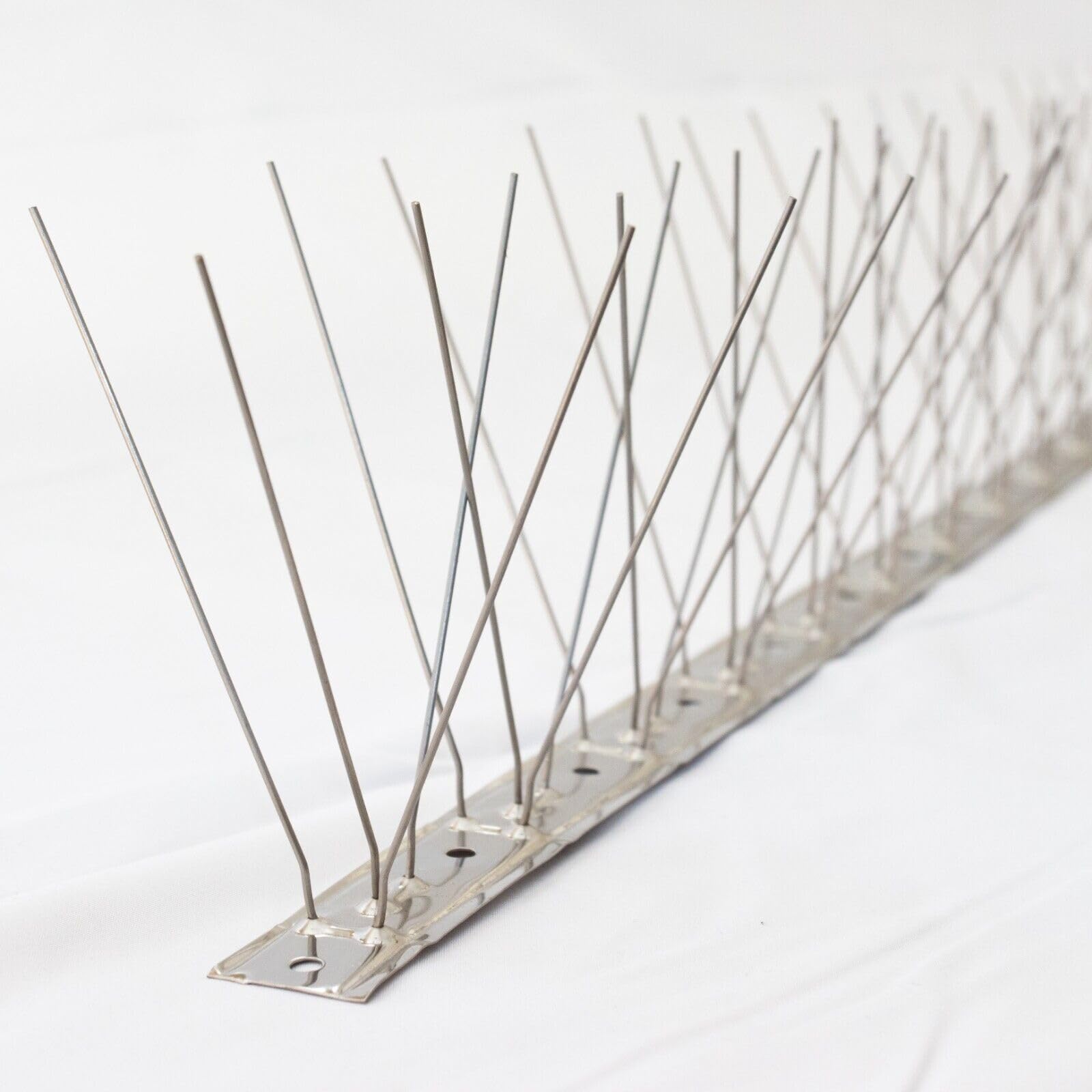 DMS- Kit 25 Metri DISSUASORI ACCIAO Inox Anti PICCIONI- 25 PZ da 1 MT CAD - Base Flessibile - ALTISSIMA Resistenza- Made in Italy