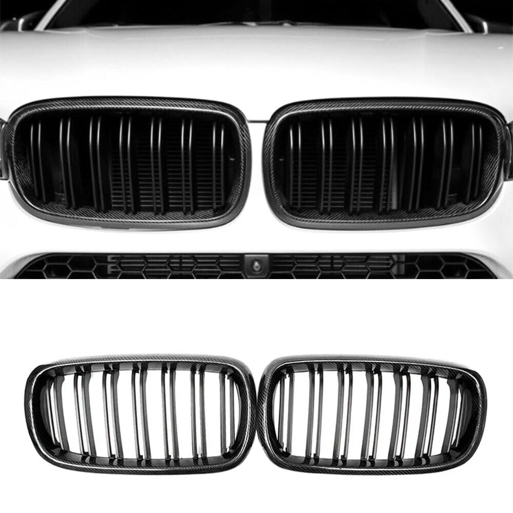 BMW F15 X5 F85 X5M F16 X6 F86 X6M キドニーグリル 光沢黒+Mの