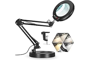 Veemagni 10X Magnifying Glass with Light