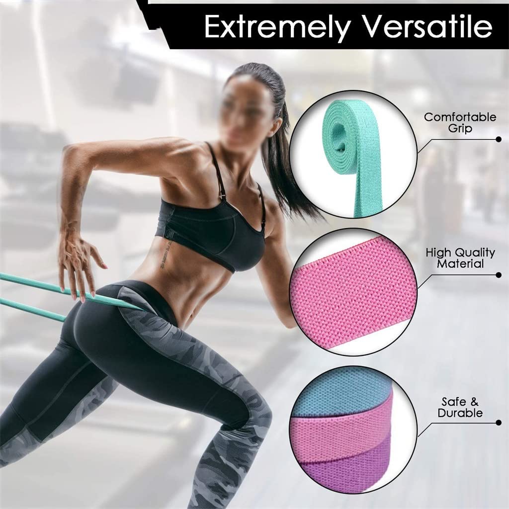 Banda de Resistencia de cinturón de Yoga de Tela extendida Utilizada para piernas, glúteos, Brazo, cinturón Auxiliar, Ejercicio físico Antideslizante (Color: A, tamaño: Talla única)