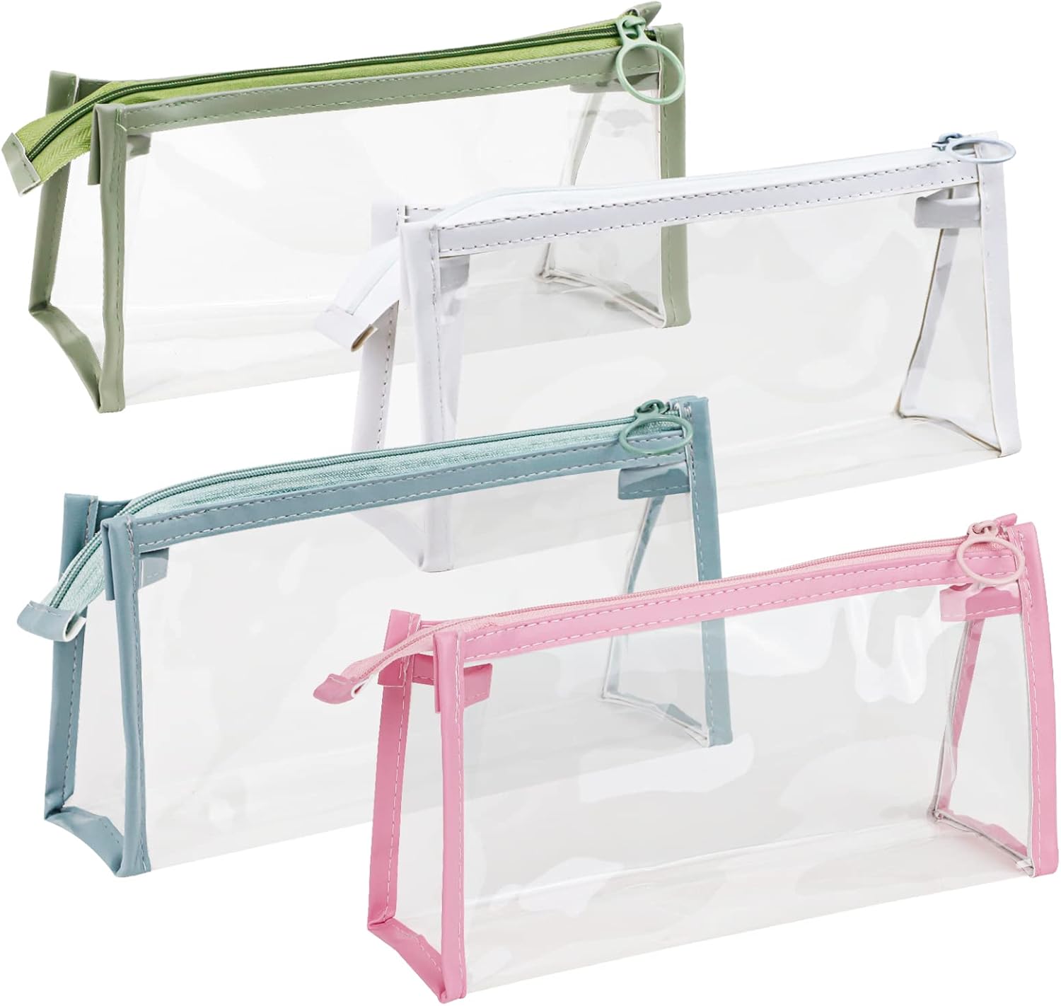 Trousse À Crayons Transparente Kawaii Pour Filles, Trousse À Crayons Esthétique Mignonne