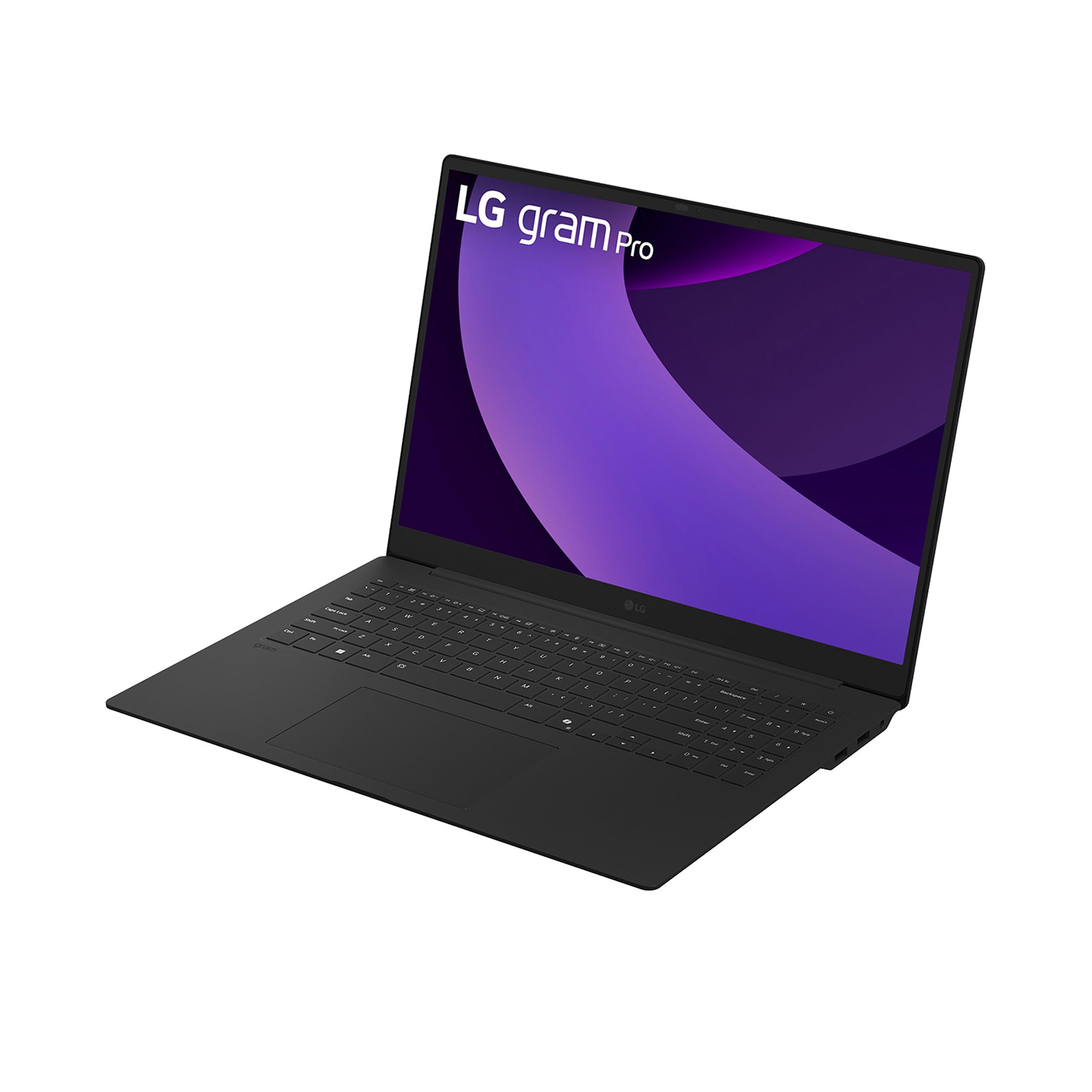LG gram Pro 16 16Z90TS-G.AU89G (16 Zoll) IPS Notebook, Intel Core Ultra 7 258V, Intel Arc™ Graphics 140V, 16GB RAM, 1TB SSD, federleicht (1,239 kg), gram AI, Copilot+ PC, 77 Wh, Thunderbolt 4, Schwarz