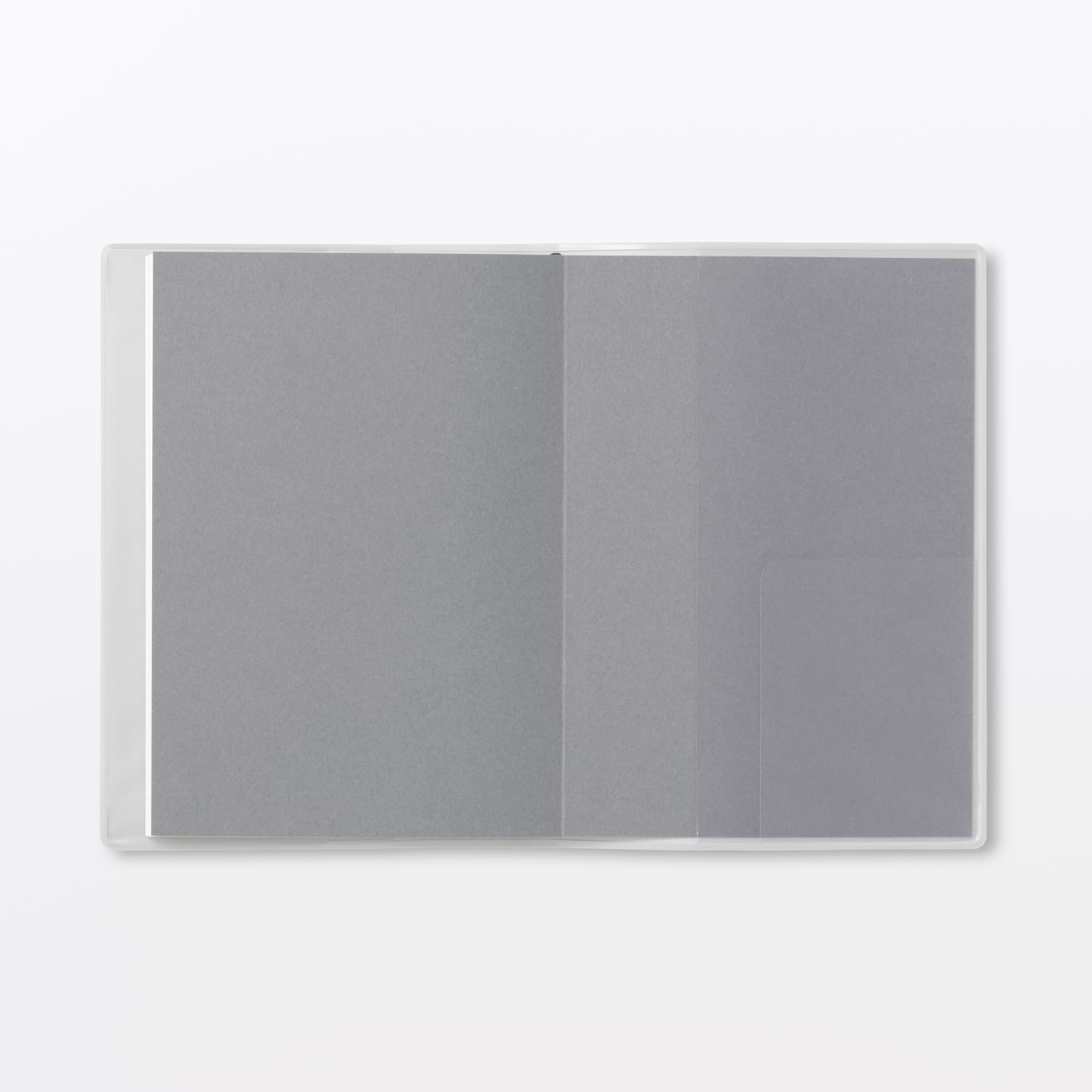 MUJI 76418818 Agenda mensual/semanal, comienza en marzo de 2026, A6, color blanco y gris