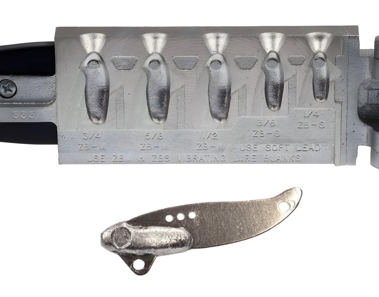 Vibrating Lure Size: 1/4, 3/8, 1/2, 5/8, 3/4 oz Do it Mold (3331) ZV-5-A
