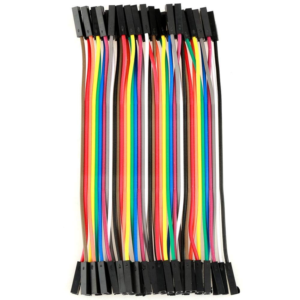 Kit 200 Cavetti Jumper 28AWG 10cm Multicolore per Collegamenti Breadboard e Elettronica
