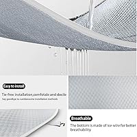 Vista 6 de Car Seat Mat Pad Protector Covers,Driver Front Rear Seat Bench Cushion Cover,for Tesla Model 3 seat Cover Set 2017-2022,Ice Silk Anti-Dirty White