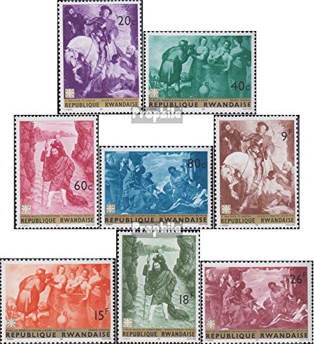 Prophila Collection Ruanda Michel.-No..: 218A-225A (Completa Edizione) 1967 Famosi Dipinti (Francobolli per i Collezionisti) Pittura