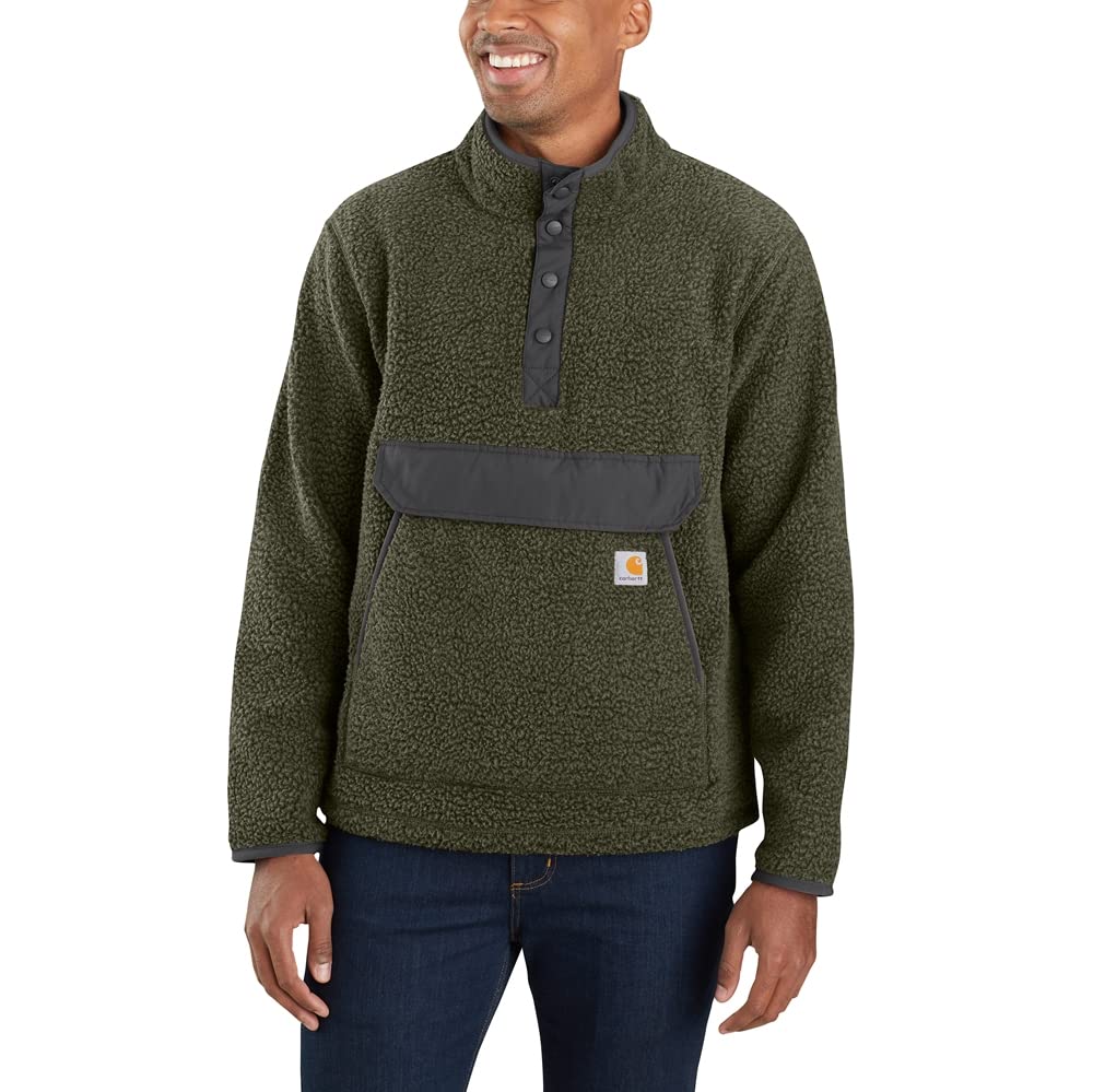 Carhartt 104991-g73-s007 Fleece Jacket, Basil Heather, XL