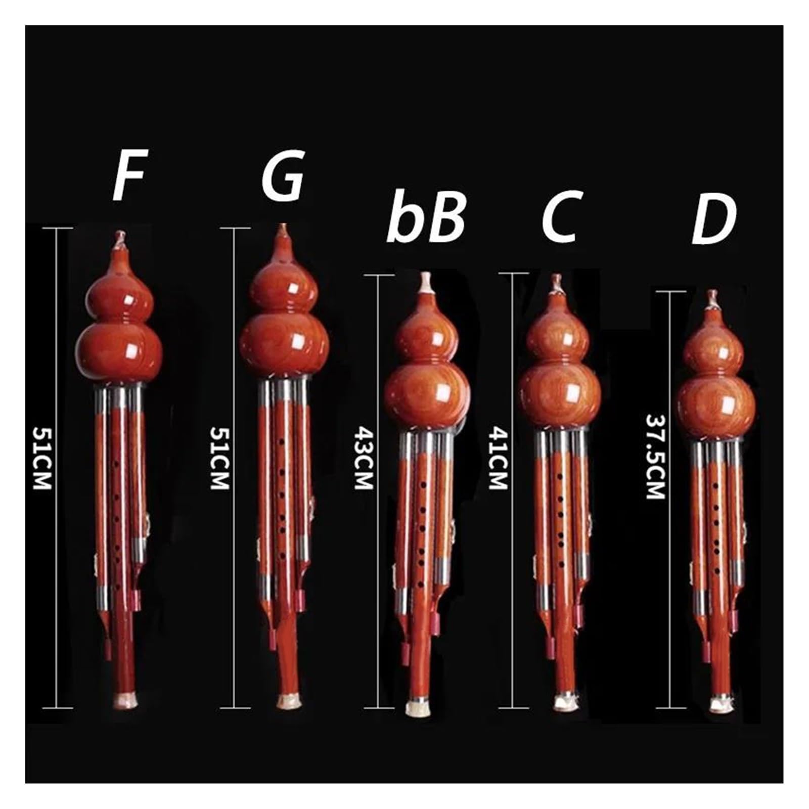 Strumento A Fiato Tradizionale Per Principianti Adulti Professionali In Palissandro Hulusi Chiave BB/C(Small D Key)