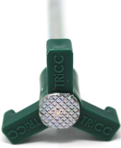 Miniatura 5 de Tricc - Estacas irrompibles de acero resistente galvanizado antioxidante de 10 pulgadas, tres estacas sólidas, resistentes para viajes al aire