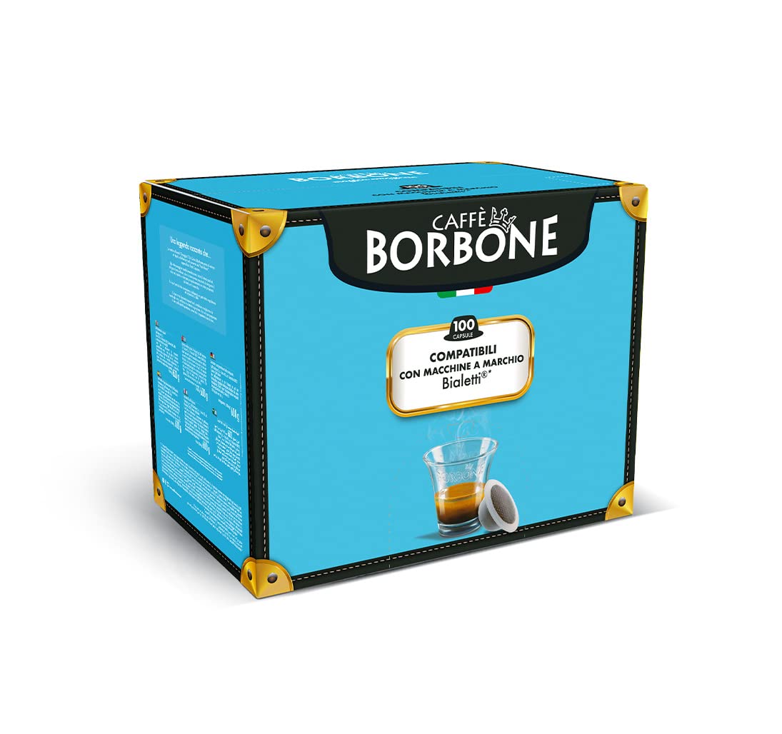 Caffè Borbone Kit de degustación - 200 cápsulas - Compatibles con máquinas de la marca Bialetti* - 100 de la mezcla Rossa y 100 de la mezcla Dek