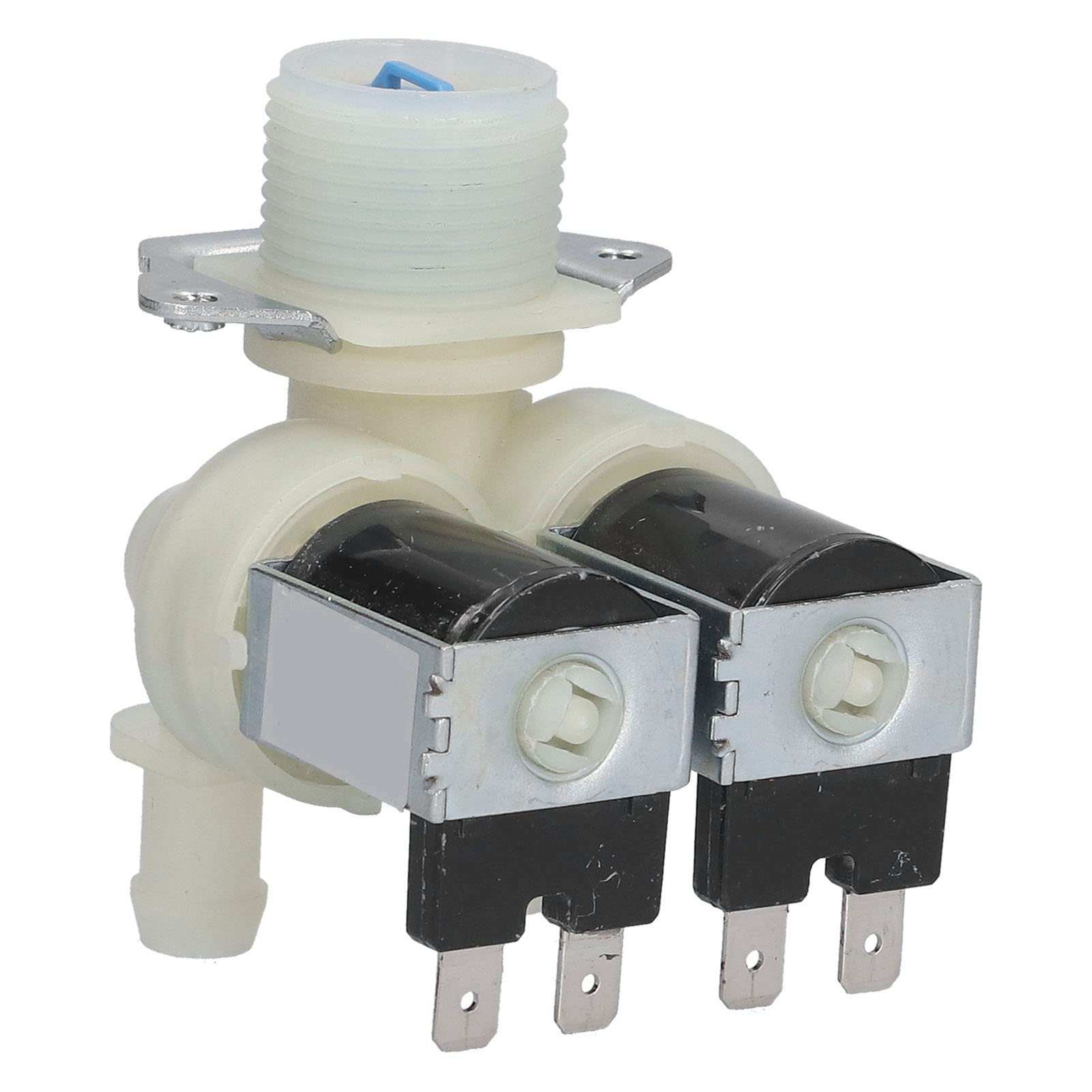 Électrovanne double pour machine à laver bloquée ou sans arrivée d'eau