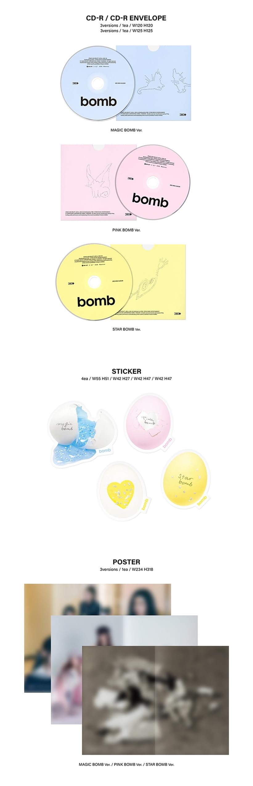 ILLIT - 3rd Mini Album 'bomb' (Photobook 3 verset)