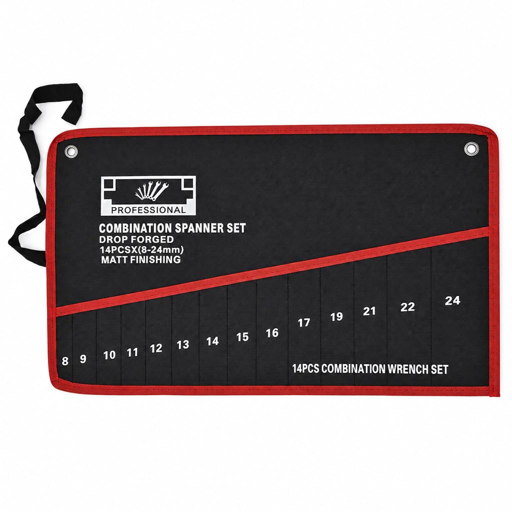 Tool Roll Bag,Durable Protective Organiser for Spanners and Tools