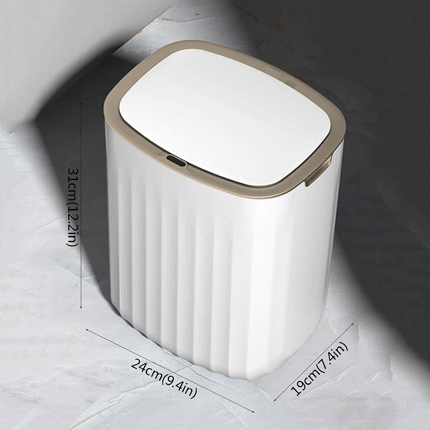 Papelera Inteligente automática sin Contacto de 12 L con Sensor, Papelera, Papelera de Basura, Papelera de Cocina, papeleras