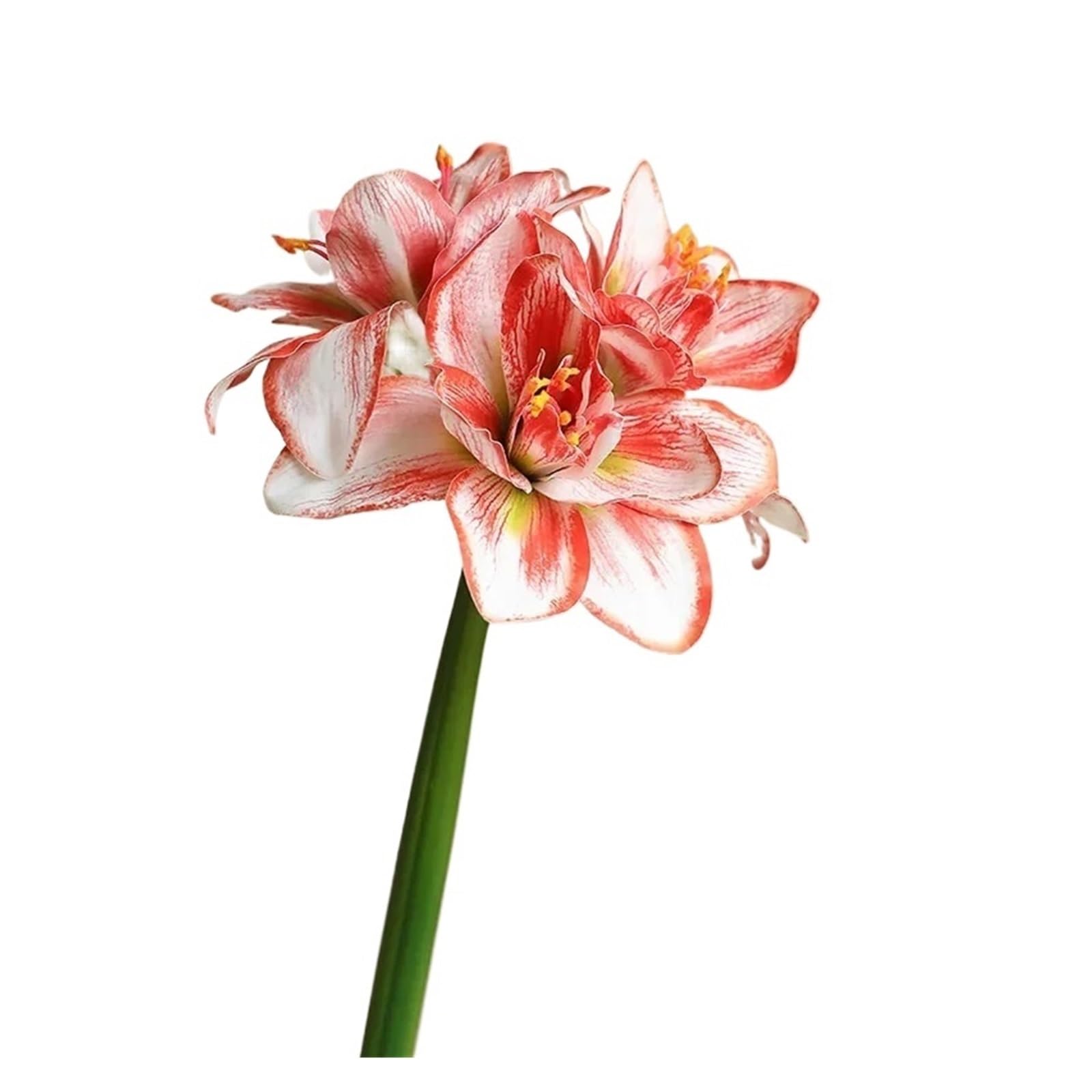 Casetlong 4Pcs Artificial Flower Home Decoration Floral Party Wedding Arrangement Ornaments(Orange red)