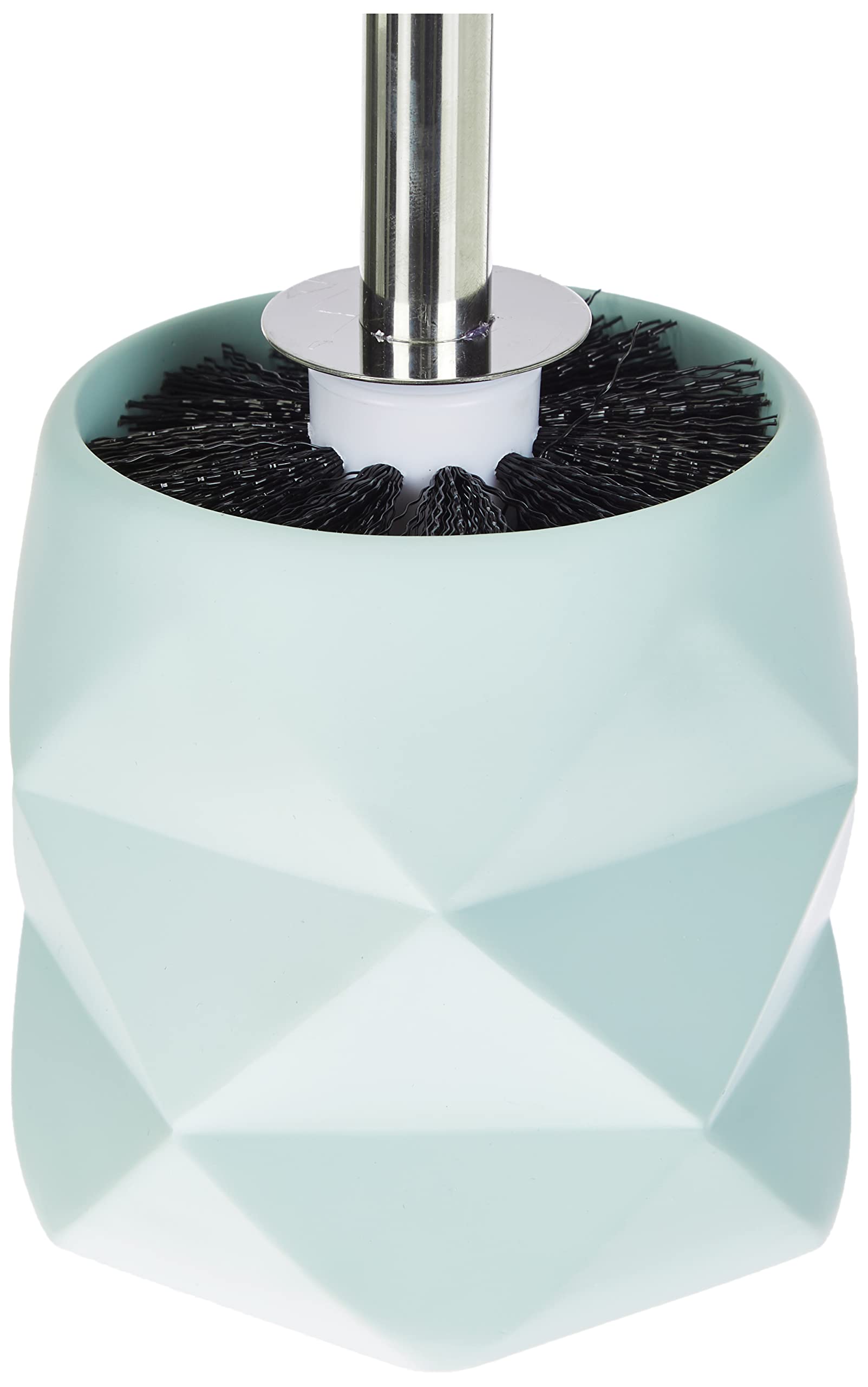 Kleine Wolke WC-Bürstenhalter „Crackle“ | Polyresin, Farbe Bast | 10,6 X 10,6 X 39 Cm | Modernes Badezimmer-Accessoire
