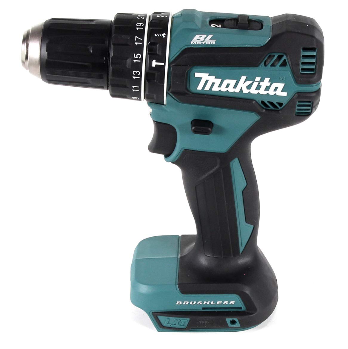 Makita DHP 485 M1J 18 V wiertarko-wkrętarka udarowa z akumulatorem litowo-jonowym Makpac + 1 x akumulator 4,0 Ah – bez ładowarki