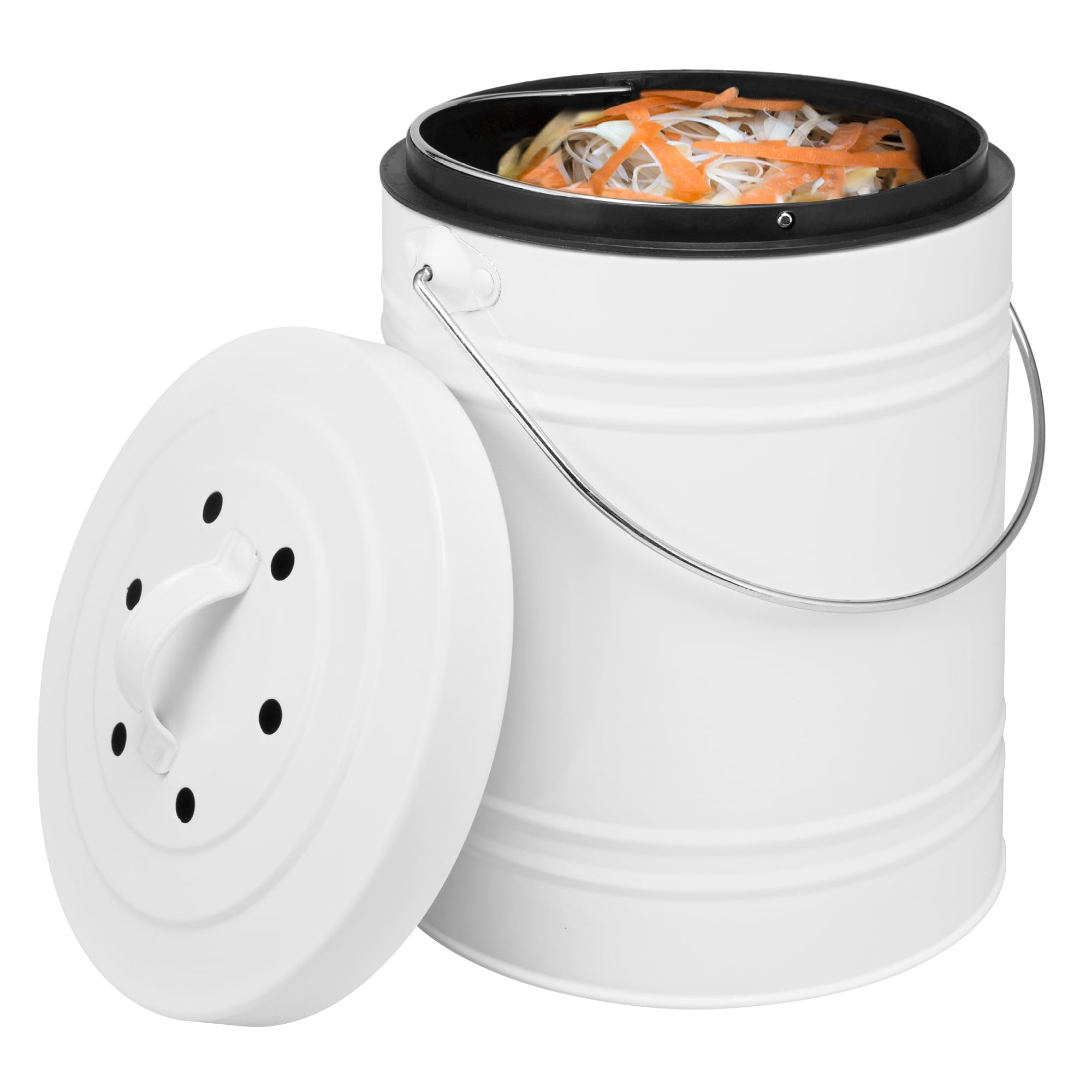 bremermann Compostemmer met 5 liter binnenemmer, actieve koolfilter
