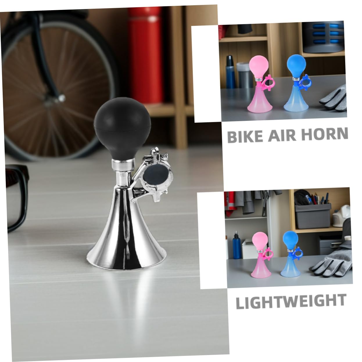 9 Piezas Sonido Fuerte y Manual Timbre de Bicicleta para Bicicletas y Patinetes Diseño y Divertido