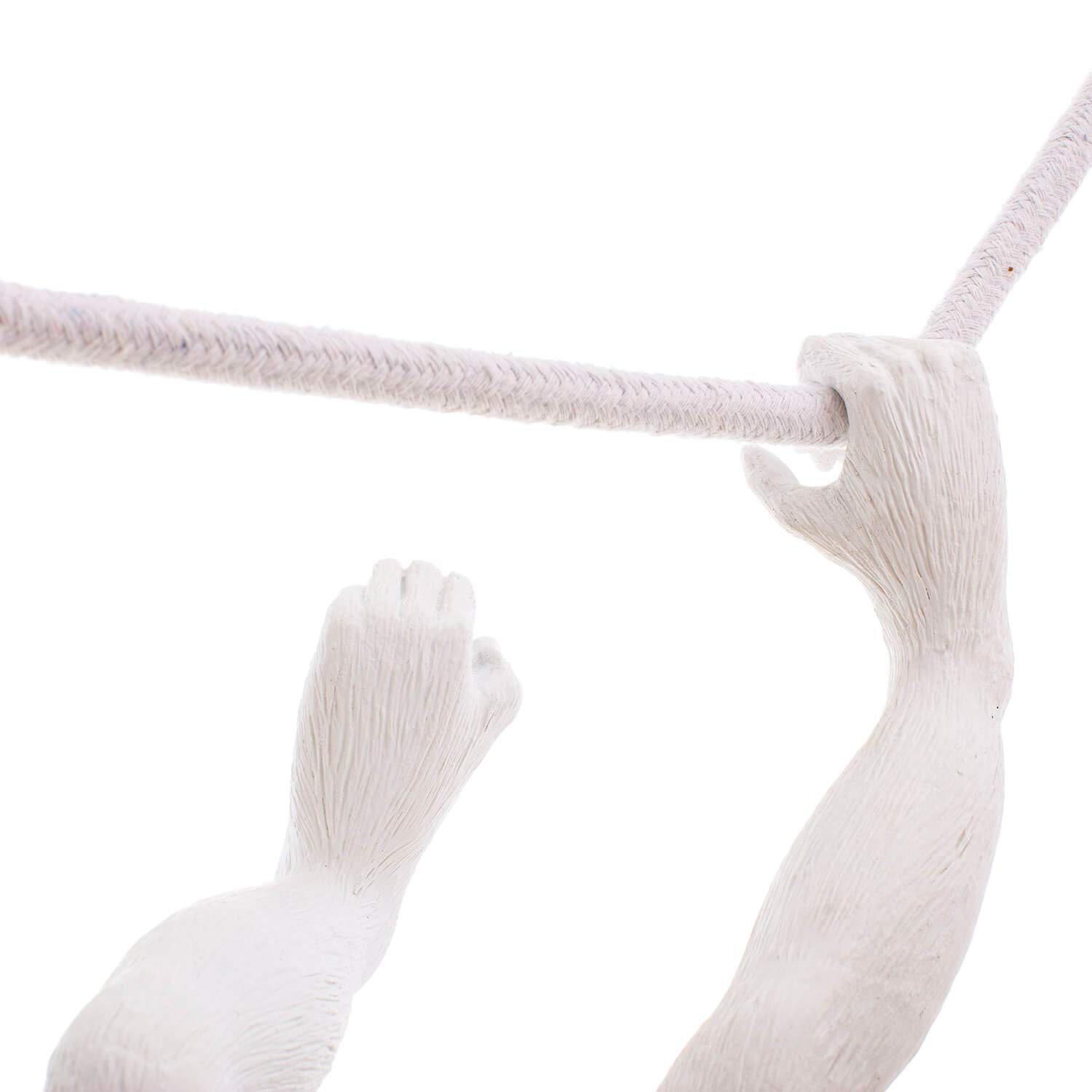 SELETTI "Monkey Lamp Lampade Scimmia, Swing, Bianco